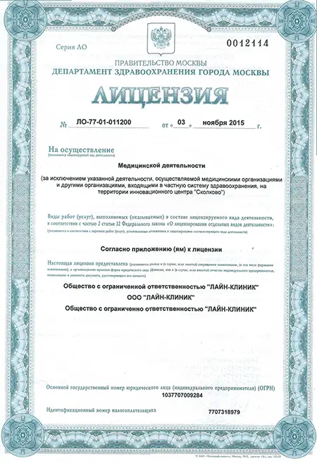 Лицензия 1